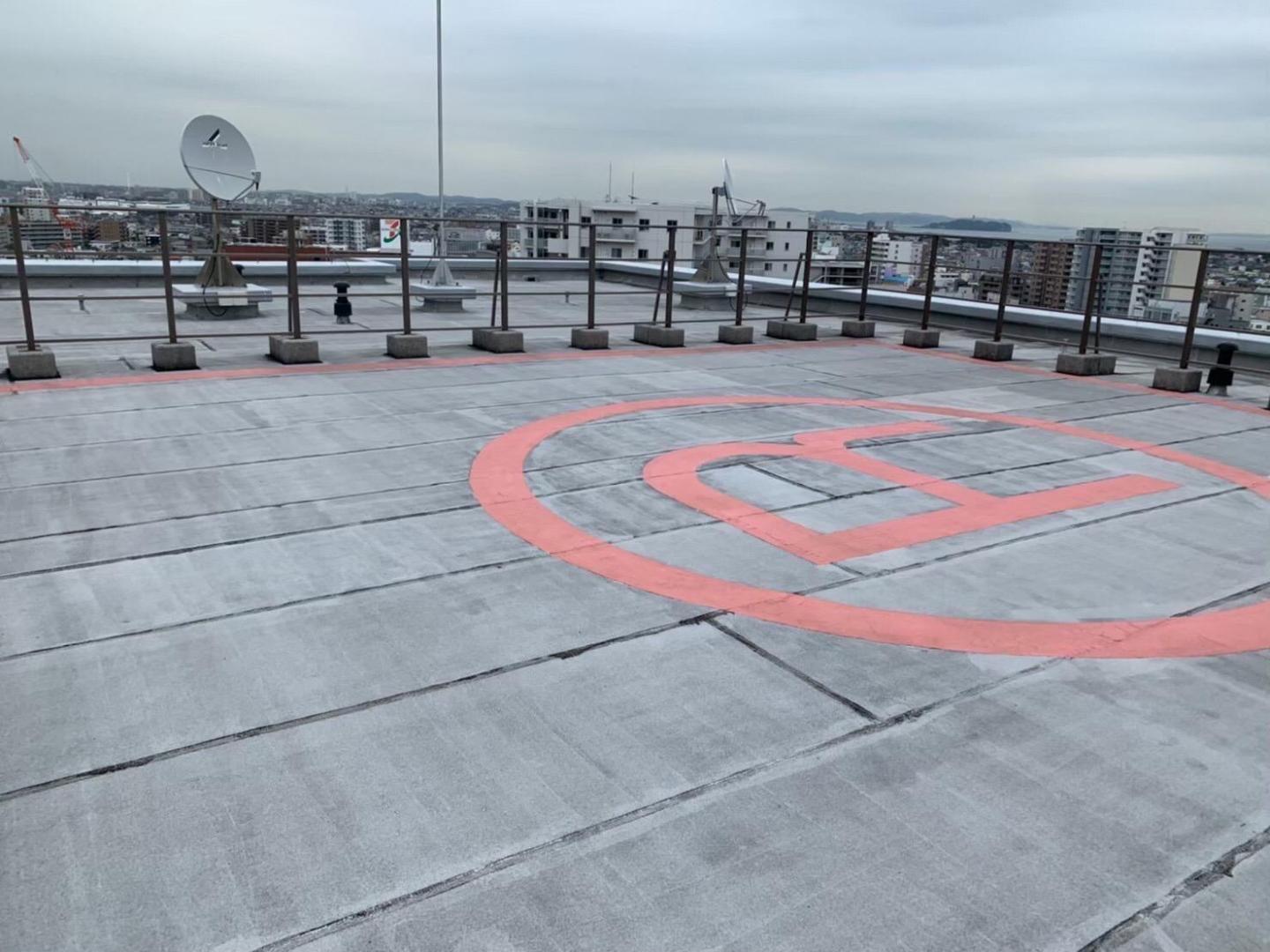 屋上防止＋ヘリサイン